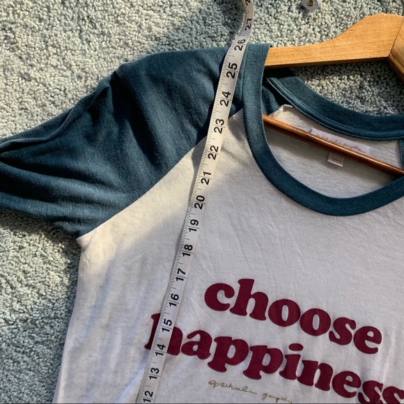 Spiritual gangster choose happiness raglan tee - Picture 4 of 7